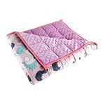 BEDCOLOR Weighted Blanket Heavy Blanket (Pink Unicorn, 41 x 60 in-7 lb)