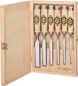 Kirschen 1101000 6-Piece Chisel Set in Wood Box