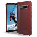 Urban Armor Gear Back Cover for Galaxy Note 8 (TPU, Polycarbonate | Crimson | Solid)