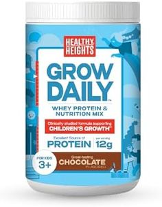 Healthy Heights Grow Daily Kids Protein Drink Mix (Chocolate) - High Protein Shake for Kids 3+