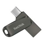SanDisk Ultra Dual Drive Luxe Type-C 128GB, OTG, Upto 400MB/S,usb3.2_gen_1 Pendrive, Gray, 5Y Warranty (SDDDC4-128G-I35GY)