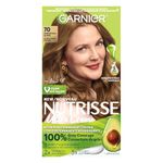 Garnier Nutrisse Ultra Crème, Permanent Hair Dye, 100% Grey Coverage, Vegan Formula, Nourished Hair, Long-Lasting Rich Colour, 70 Dark Natural Blonde, 1 Application, Packaging May Vary