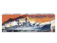 Revell 85-0302 USS Arizona Battleship Model Military Ship Kit 1:426 Scale 133-Piece Skill Level 4 Plastic Model Building Kit