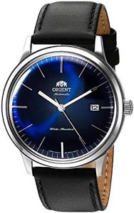 Orient Men's '2nd Gen. Bambino Ver. 3' Japanese Automatic Stainless Steel and Leather Dress Watch