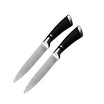 Leeonz® Santoku Knife, Kitchen Knife Ultra Sharp Asian Knife Japanese Chef Knife - Ergonomic Handle, Best Choice for Home Kitchen and Restaurant (Small, 2PCS)