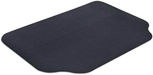 GRILLTEX 9M-110-30C-4L Protective Spills and Splatters Deck and Patio Mat, 30" x 48", Black
