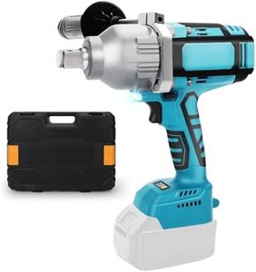 Cordless Impact Wrench, 2000NM 3/4" Brushless Ratchet Compatible with Makita 18V Battery, 5000RPM Electric Ratchet with 3 Gears, Auxiliary Handle and Plastic Box (Only Tools)