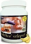 Develo Diabetic Protein Powder Sugar Free Nutrition for diabetes Care (Pack of 1) - 1kg Banana