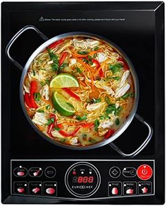 EuroChef 2000W Electric Induction Portable Cooktop