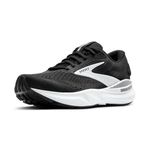 Brooks Women’s Adrenaline GTS 24 Supportive Running Shoe - Black/White - 8.5 Wide