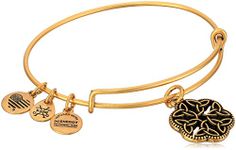 Alex and Ani Endless Knot III Rafaelian Gold Bangle Bracelet