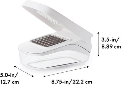 OXO Good Grips Vegetable Chopper – Easy-Pour, White
