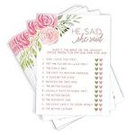 Printed Party Bridal Shower Game, H