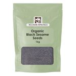 Organic Black Sesame Seeds 1kg by Manor Springs Organic