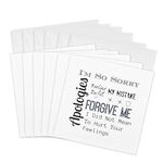 3dRose Greeting Cards - Image of Apologies Forgive Me Im Sorry I Hurt Your Feelings - 6 Pack - Merchant