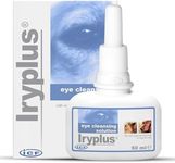ICF Iryplus® Eye Drops for Dogs & Cats Tear Stain Remover Moisturising Solution for Gunky & Itchy Eyes Relief 50 ml