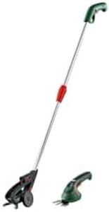 Bosch Akku-Grasscheren Set Isio (3,6 V, Messerabstand: 8 mm, Ladegerät, Teleskopstiel, im Karton)
