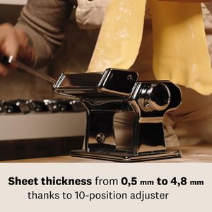 Marcato Pastaset Manual Pasta Machine – Stainless Steel Pasta Maker