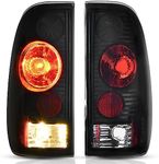 DWVO Tail Light Assembly Compatible with 1997 1998 1999 2000 2001 2002 2003 Ford F150 & 99-07 Ford F-250 F-350 Super Duty Pickup Truck Taillights Replacement Tail Lamp (Does Not Fit Supercrew Models)