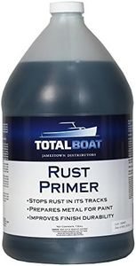 TotalBoat Rust Primer Converter (QUART) | Metal Treatment Stops Rust For Professional Repairs