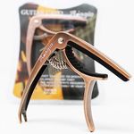 Adagio Pro DELUXE CAPO Suitable For Acoustic & Electric Guitars With Quick Release And Peg Puller In Bronze RRP £10.99