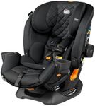 Chicco OneFit Max ClearTex All-in-One Car Seat with LeverLock Installation, Slim Design, Convertible Car Seat, Seat for Infants and Children 5-100 lbs | Energy/Black