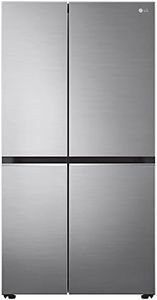LG 694 L 4 Star Frost-Free Smart Inverter Compressor Side-By-Side Refrigerator (GC-B257SLUV, Platinum Silver III, DoorCooling+, Hygiene Fresh+, Express Freeze, 2022 Model)