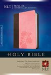 NLT Slimline Center Column Reference Bible Brown/Pink TuTone Leather Like (Slimline Reference: Nltse)