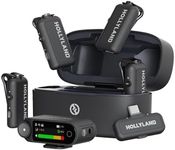 Hollyland LARK MAX 2 Combo-4 Person Version, Wireless Lavalier Microphone, Tailored for Multi-Person Shooting Scenarios, Microphone for Camera, iPhone, Android, (4TX + 2RX+ Charging Case)