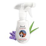 Petterati Pet Sanitizer: Lavender (250ml) - BKC & Alcohol Free, Safe for Dogs & Cats. Kills 99.9% Germs, Enriched with Aloe Vera & Vitamin E, Gentle on Fur & Paws