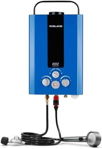 Tankless Water Heater, GASLAND Outdoors BE158L 1.58GPM 6L Portable Gas Water Heater, Energy-efficient Propane Water Heater for RV Camping Cabin Barn Boat, Overheating Protection, Easy Installation