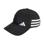 adidas Unisex Bold Baseball Cap, Black/White, S