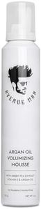 Avenue Man Argan Oil Mousse - Volumizing Styling Foam for Men - All Hair Types - Alcohol Free - Made in the USA (6.0 oz)