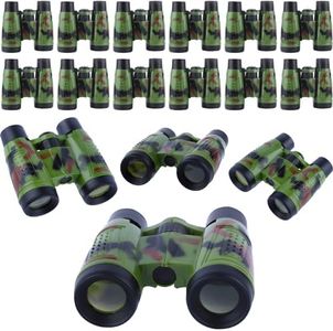 ASONA 12PCS Binoculars for Kids with Camouflage Color, Binoculars Nature Exploration Toys Bulk Safari Jungle Animal Theme Party Favors Gifts for Outdoor Bird Watching Camping Hunting Hiking