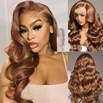 LEhan Chocolate Brown Lace Front Wi