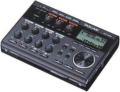 Tascam DP-006 6-Track Digital Pocketstudio Multi-Track Audio Recorder, Built-in Mics, Songwriting, Battery Operated