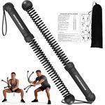 Power Guidance 2PCS Ropeless Battle Ropes for Home Gym, Portable Battle Ropes for HIIT Workouts, Small Space, Travel & Apartment Training Equipment for Men & Women