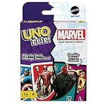 Mattel Games ​UNO Flip! Marvel Card