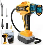 DIYtoolifz Cordless Tire Inflator Air Compressor Compatible with Dewalt 20V Max Battery, 160PSI Portable Air Pump with Digital Pressure Gauge, Fast Inflation for Cars, Motorcycles, Bikes(Bare Tool)