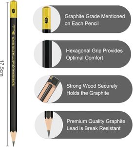 Sketching Pencils Set – 8-Piece Drawing Art Kit