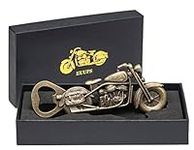 Unique Motorcycle Beer Gifts for Men Vintage Motorcycle Bottle Opener, Fathers Day Gift Birthday Christmas Gift for Him Dad Husband Grandpa Boyfriend