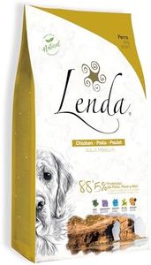 Lenda Chicken 12 Kg - Pienso para Perros Jóvenes y Adultos con Actividad Normal | Comida para Perros de Razas Grandes y Pequeñas | Rica en Pollo | Natural y SIN Cereales