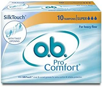 O.B. ProComfort Tampons - Super (Heavy Flow, 10 Piece)