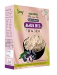 Spag Herbals JAMUN NEREDU Syzygium Cumini Black Plum Beej నేరేడు Seeds Powder for healthy digestion,detoxification, Blood Sugar Promotes Oral Health powder 300G