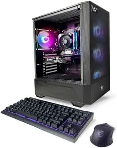 NSX GAMING PC Tomcat AMD Ryzen 5 5500 3.6 GHz, RTX 3050, 512 GB NVME SSD, 16GB DDR4 RGB RAM 3600, 650W Bronze PSU, Windows 11 Home 64-bit Built in USA WiFi Ready