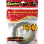 Scotch 3 m Double Sided Foam Tape 2.4 cm x 3 m - Pack of 3