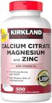 Kirk-Land Signature Calcium Citrate 500mg, 2-Pack of 500 Tablets Each for 1000 Ct