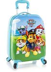 DPARANI Kid's 17 Inches Blue Paw Patrol Cartoon Print Polycarbonate Trolley Bag Suitcase for Baby Girl's & Boy's