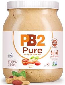 PB2 Pure Peanut Butter Powder - [2 lb/32 oz Jar] - No Added Sugar, No Added Salt, No Added Preservatives - 100% All Natural Roasted Peanuts - 6g of Plant-Based Protein