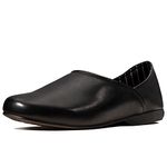 Clarks Harston Elite Slipper Leather Slippers In Black Size 8